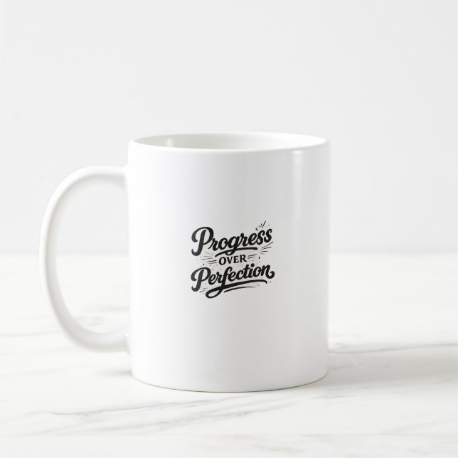 Tasse de typographie Motivation (Gauche)