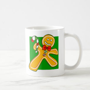 Tasse de vacances de bonhomme en pain d'épice