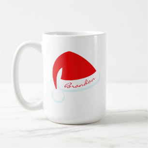 Tasse de vacances de casquette de Père Noël