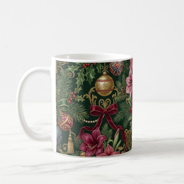 Tasse de vacances de Noël de l'ancien monde (Gauche)