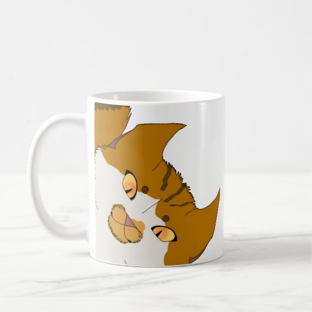 Tasse de vacances Jingle Claws Chat & Arbre de Noë (Gauche)