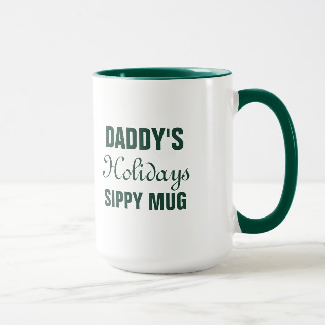Tasse de vacances - texte personnalisable (Droite)