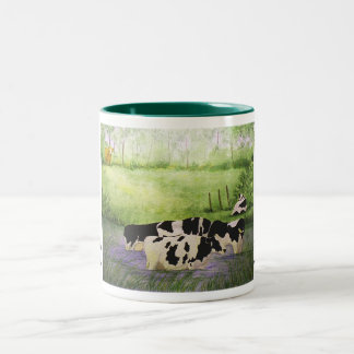 Tasse de vache à ferme