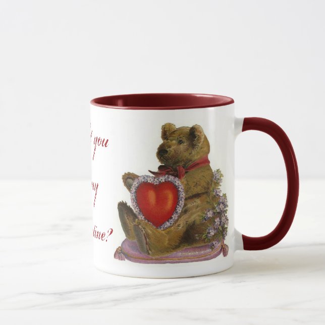 Tasse de Valentine d'ours de nounours (Droite)