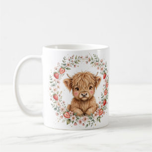 Tasse de veau de vache Highland à la fraise Bible