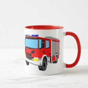 Tasse de véhicule de pompier