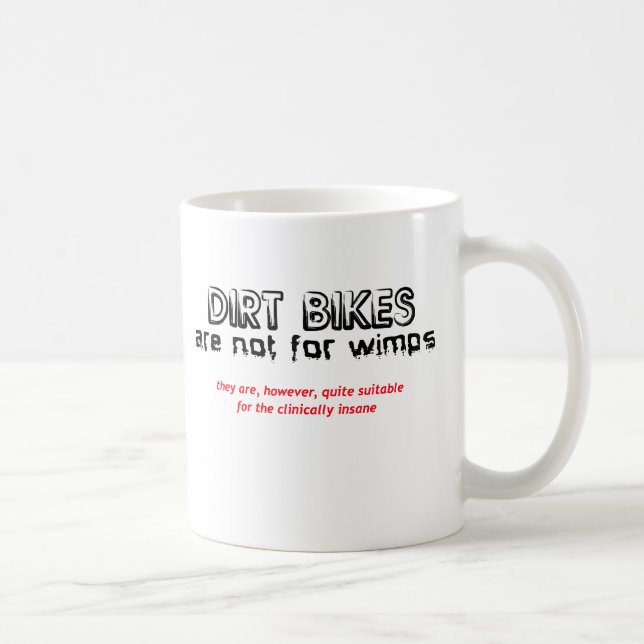 Tasse de vélo de saleté de motocross - (Droite)