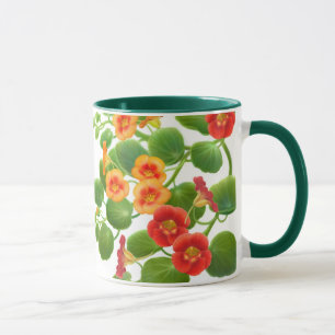 Tasse de vignes de nasturce