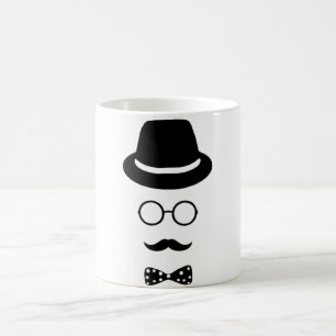 Tasse de visage de hippie