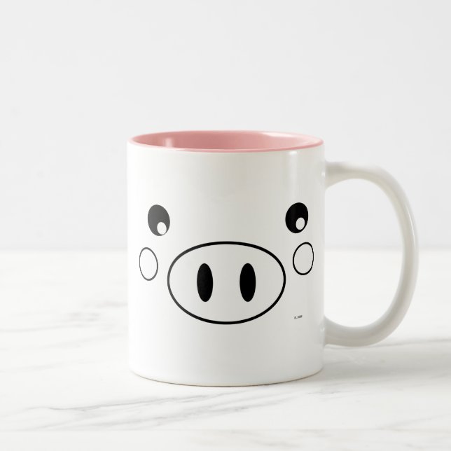 Tasse de visage de porc (Droit)