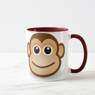 Tasse de visage de singe