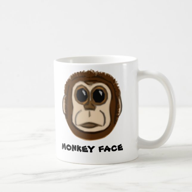 Tasse de visage de singe (Droite)
