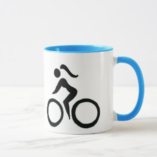 Tasse de vitesse de fille de cycle