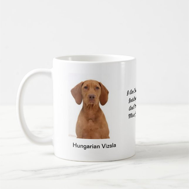 Tasse de Vizsla de Hongrois - avec deux images et (Gauche)