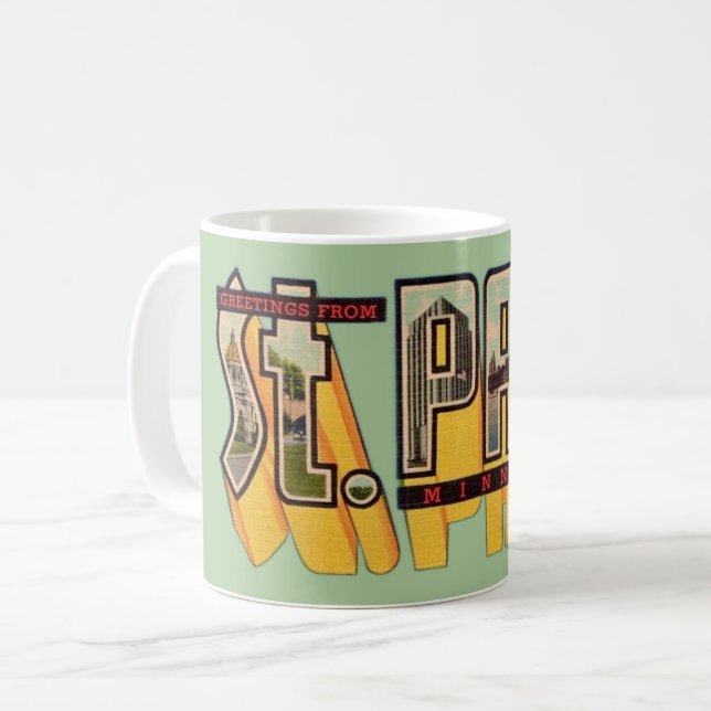 Tasse de vœux rétro St Paul (Devant gauche)