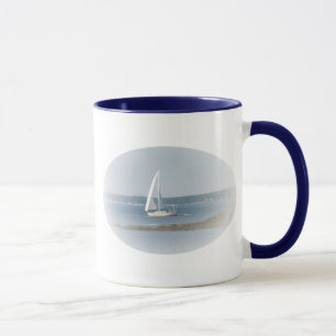 Tasse de voile d'océan