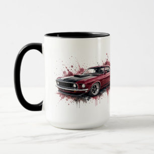 Tasse de voiture musculaire américaine