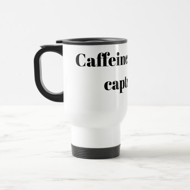 Tasse de voyage à caféine (Gauche)