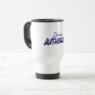 Tasse de voyage à design dégradé bleu - AUTORITÉ D