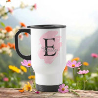 Tasse de voyage à monogramme personnalisable avec 