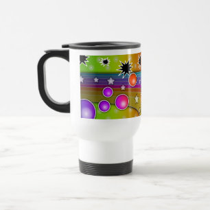 Tasse de voyage - ART de POP de TROUS NOIRS de BIG