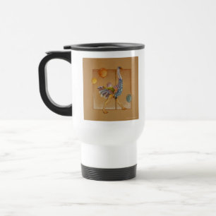 Tasse de voyage - Autruche de carrousel