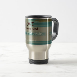 Tasse de voyage avec appréciation du personnel du 
