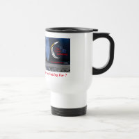 Tasse de voyage avec l'astronaute de TLI
