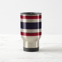 Tasse de voyage avec le drapeau de la Thaïlande