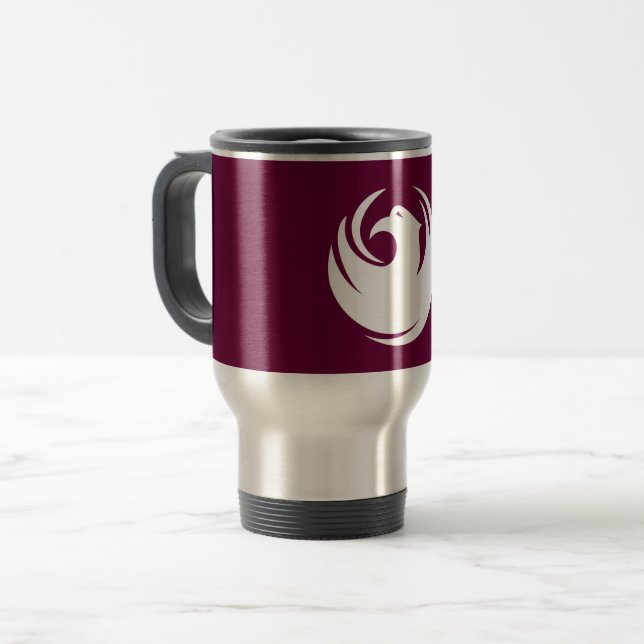 Tasse de voyage avec le drapeau de Phoenix, Arizon (Devant gauche)
