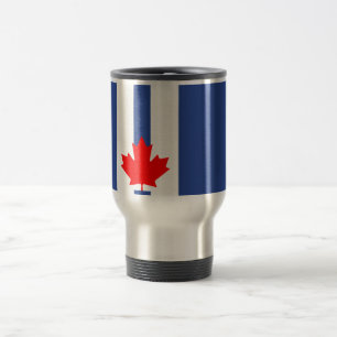Tasse de voyage avec le drapeau de Toronto, Canada