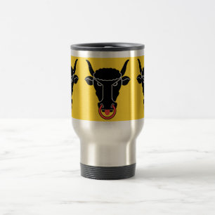 Tasse de voyage avec le drapeau du canton d'Uri, S