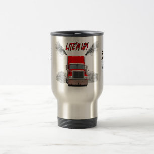 Tasse de voyage avec "LITE'M !" conception