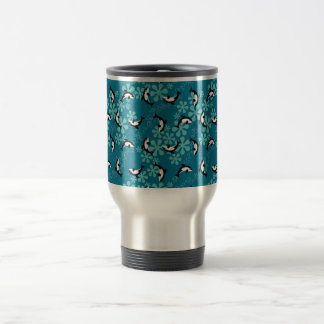 Tasse de voyage baleine orque