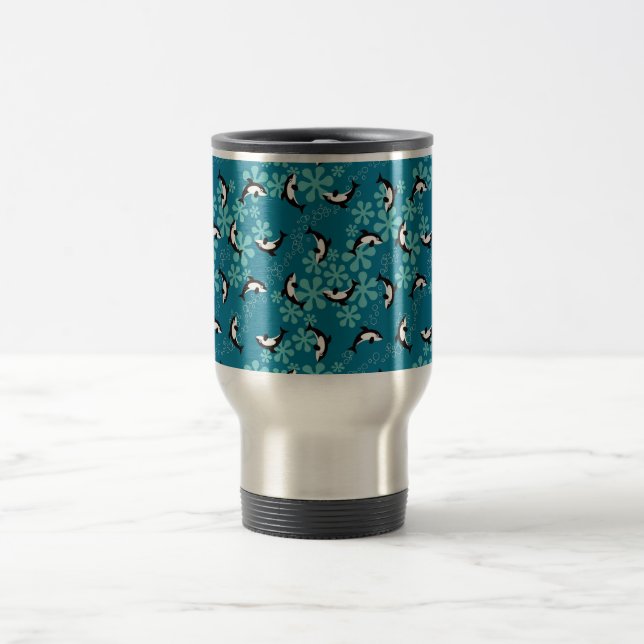 Tasse de voyage baleine orque (Centre)