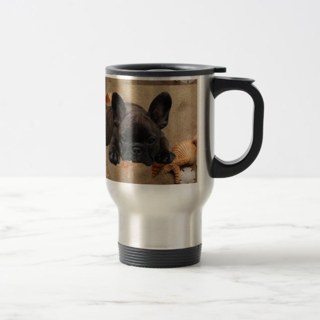 Tasse de voyage Bouledogue français (Droit)
