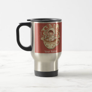 Tasse de voyage Café Lapin pour les navetteurs