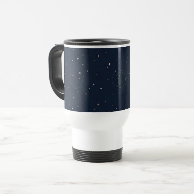 Tasse de voyage Céleste de Minuit (Devant gauche)