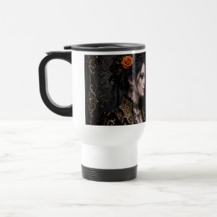 Tasse de voyage Couple Rose Orange Gothique - Roma