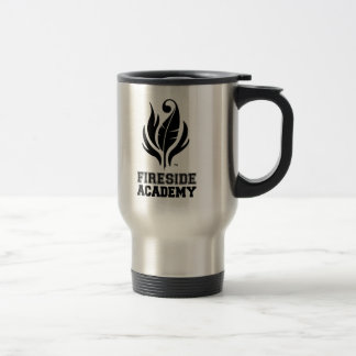 Tasse de voyage d'académie de coin du feu