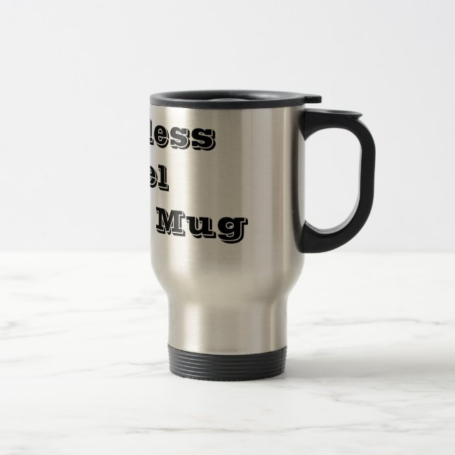 Tasse de voyage d'acier inoxydable (Droit)