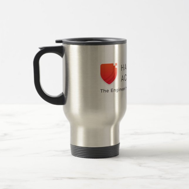 Tasse de voyage d'acier inoxydable de Hackbright (Gauche)