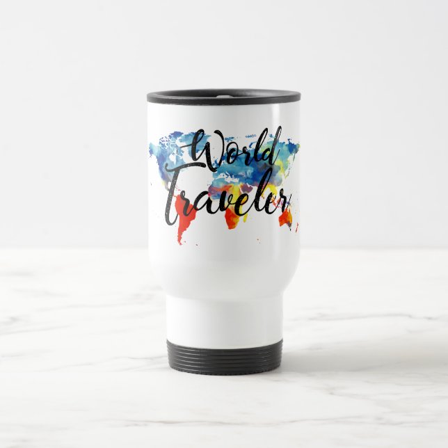 TASSE DE VOYAGE D'ACIER INOXYDABLE DE VOYAGEUR DU (Centre)