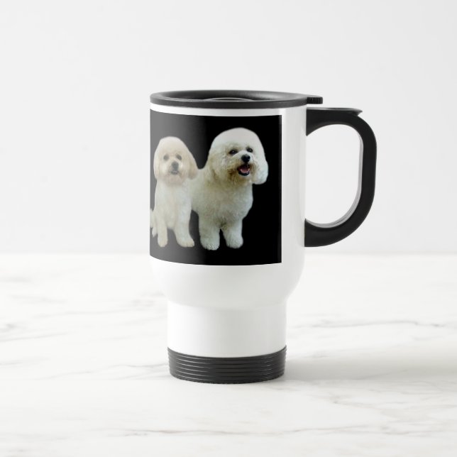 Tasse de voyage d'amis de Bichon (Droite)