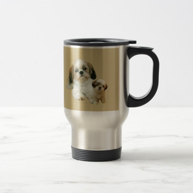 Tasse de voyage d'amis de Shih Tzu (Droit)