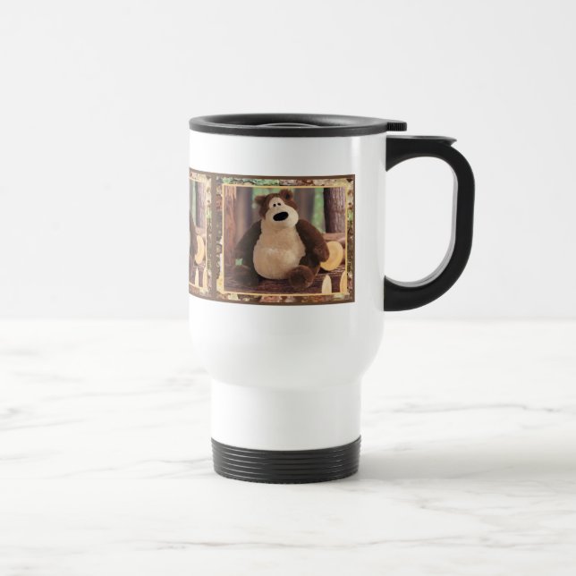 Tasse de voyage d'arbres d'amours de nounours (Droite)