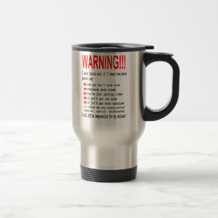 Tasse de voyage d'avertissement de lupus