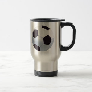 Tasse de voyage de ballon de football
