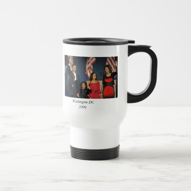 Tasse de voyage de Barack Obama - customisée - (Droite)