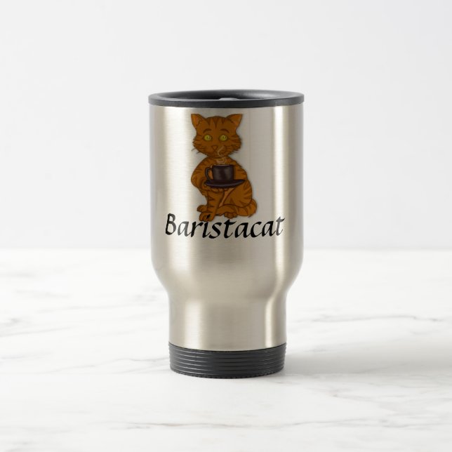Tasse de voyage de Baristacat (Centre)